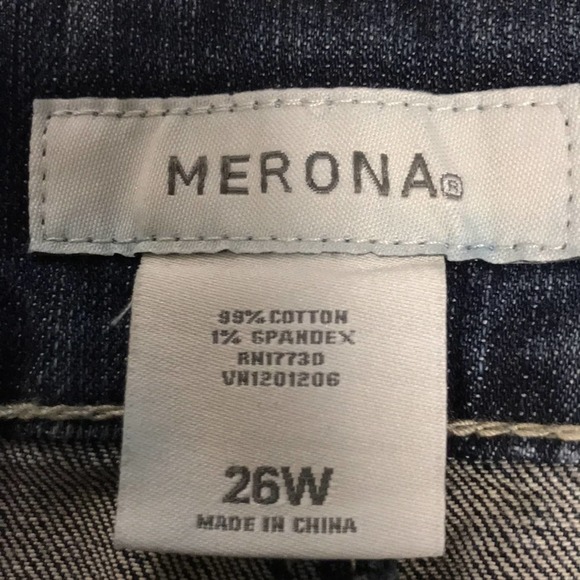 Merona Dark Wash Denim Skirt - Picture 3 of 4